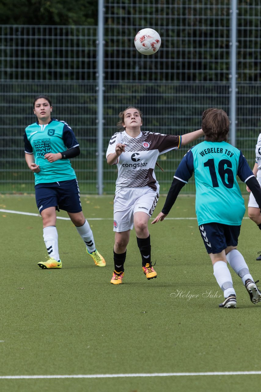 Bild 191 - B-Juniorinnen Wedel - St. Pauli : Ergebnis: 1:2